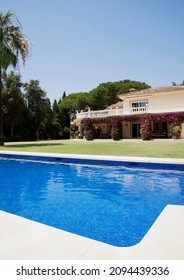 Luxury Lap Pool And Spanish Villa