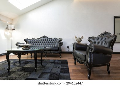 Modern Interior Decoration Living Room Sofa Foto de stock 1061251199