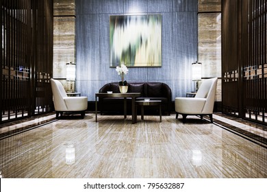 Luxury Lobby Interior.