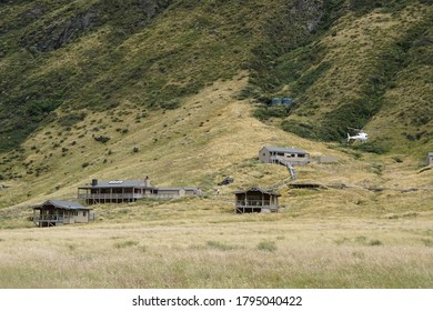 A Luxury Lodge On The South Island Of New Zealand Which Is Only Via Helicopter Accessible. The Lodge Has Four Suites.