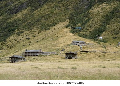 A Luxury Lodge On The South Island Of New Zealand Which Is Only Via Helicopter Accessible. The Lodge Has Four Suites.