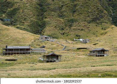 A Luxury Lodge On The South Island Of New Zealand Which Is Only Via Helicopter Accessible. The Lodge Has Four Suites.