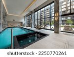 Luxury modern  apartment in Montreal very well staged and furnished with amenities and common areas