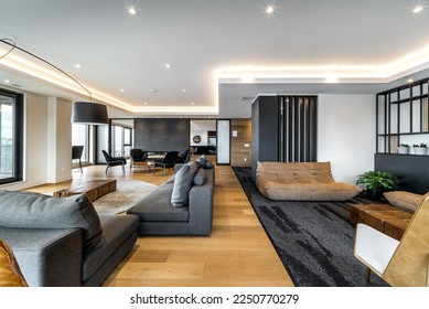 Luxury modern  apartment in Montreal very well staged and furnished with amenities and common areas