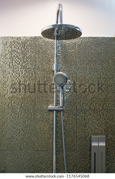 Luxury Modern Stainless Steel Ceiling Rain Stock Photo Edit Now