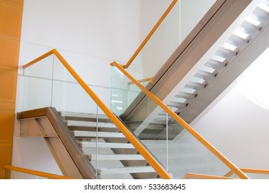 Luxury Office Buildings, Indoor Stairs Interior Decoration