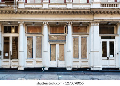 Luxury Old Storefront In Remodeling In New York City