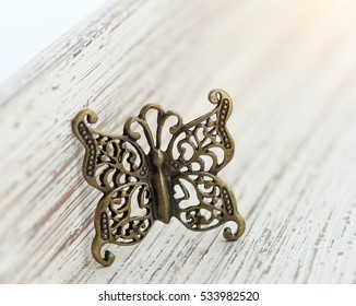 Luxury pendant butterfly with diamonds
