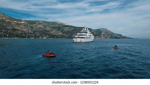 A Luxury Private Motor Yacht And Two Jetski 