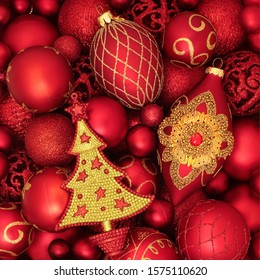 Old Fashioned Christmas Decorations Stock Photos Images