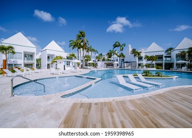 Luxury Resort With Swimming Pool Near Palm Beach Aruba Caribbean