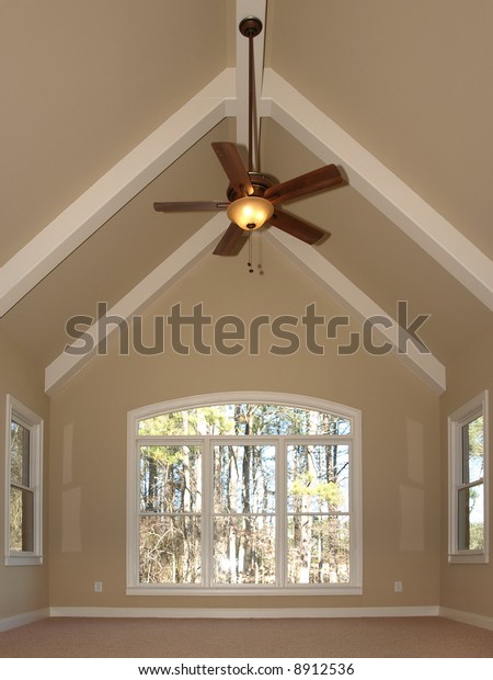 Luxury Room Vaulted Ceiling Fan Stock Photo Edit Now 8912536