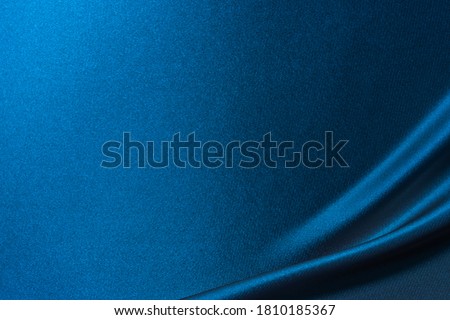 Luxury smooth elegant blue silk fabric texture as background Abstract background