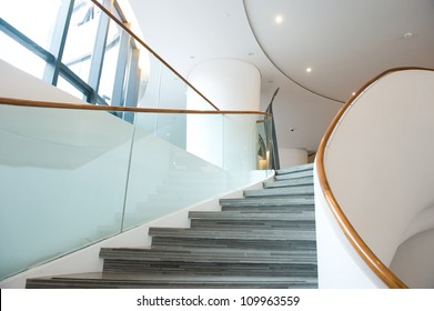 Luxury Stairs Modern Industrial Building Stock Photo Edit Now 109963559