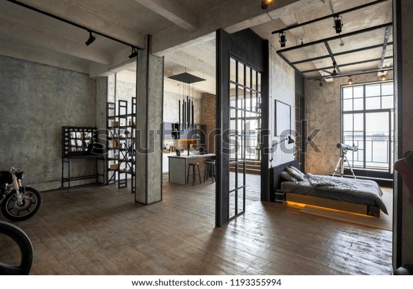 Luxus Studio Wohnung Mit Einer Kostenlosen Anordnung In