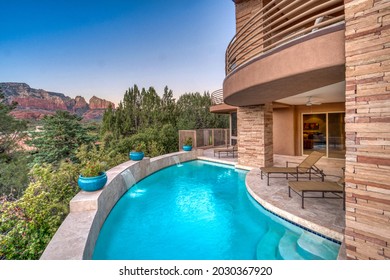 A Luxury Swimming pool in Arizona - Shutterstock ID 2030367920