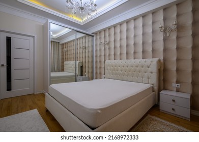 Luxury Well Designed Modern Beige Master Bedroom