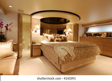 Luxury Yacht Stateroom