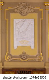 Lviv, Ukraine - April 18, 2019: Memorial Plaque Of Pope Joan Paul II In Lviv Opera House