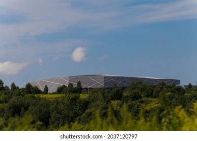 LVIV, UKRAINE - August 24, 2021: Stadium Arena Lviv