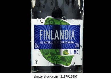 LVIV, UKRAINE - August 29, 2022: Finlandia Vodka Lime