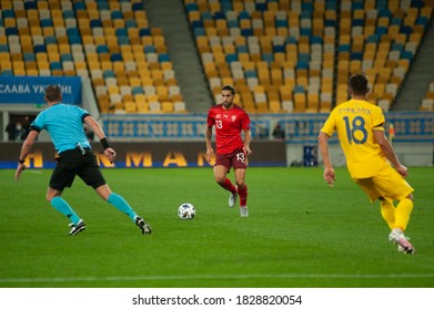 Lviv, Ukraine - September 03, 2020: Ricardo Rodríguez During The Football Match Of UEFA League Nations Ukraine Vs Switzerland 
