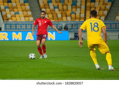 Lviv, Ukraine - September 03, 2020: Ricardo Rodríguez During The Football Match Of UEFA League Nations Ukraine Vs Switzerland 
