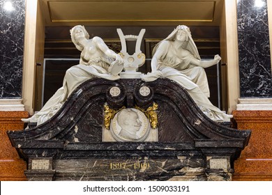 Lviv, Ukraine - September 18, 2019:   Lviv Opera House Interior