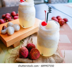 Lychee Smoothie Drink