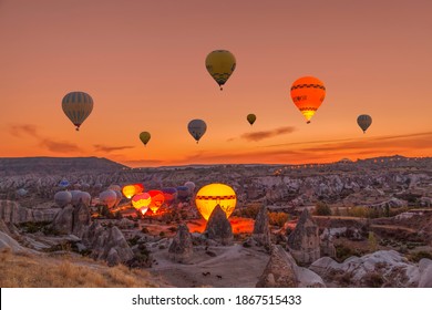 Lying in south central Turkey, the moonscaped region of Cappadocia, southeast of Ankara, is most famous for unique geological features called fairy chimneys. 