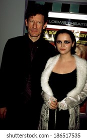 Lyle Lovett, Christina Ricci At The New York Premiere Of OPPOSITE OF SEX, 5/7/98