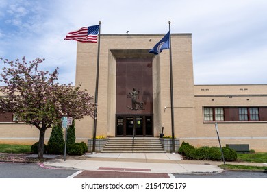 Lynchburg, Virginia - April 21, 2022: The Lynchburg Courthouse