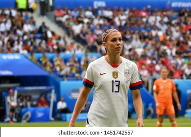 Lyon, France - 07 July 2019: Alex Morgan, USA V Netherland's FIFA Women's World Cup 2019 Final