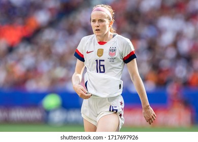 LYON, FRANCE - 7 JULY, 2019: Rose Lavelle Of USA Seen During The 2019 FIFA Women's World Cup Final Match Between USA And Netherlands.