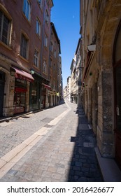 Lyon, France, April 4, 2020.Total Lockdown In The City Of Lyon Due To The Global Covid-19 Pandemic