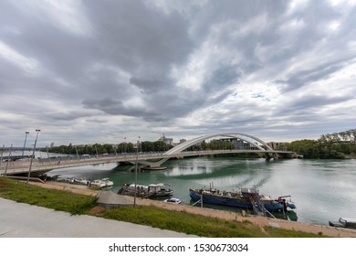 Lyon, France - Raymond Barre Bridge