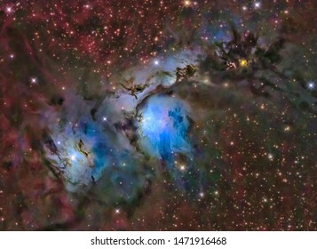 M 78 or NGC 2068, is a reflection nebula in the constellation Orion.This nebula belongs to the Orion B molecular cloud complex and is about 1,350 light-years distant from Earth.