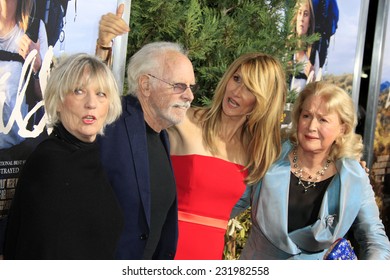 m LOS ANGELES - NOV 19:  Bruce Dern & Spouse, Laura Dern, Diane Ladd at the "Wild" Premiere at the The Academy of Motion Pictures Arts and Sciences on November 19, 2014 in Beverly Hills, CA