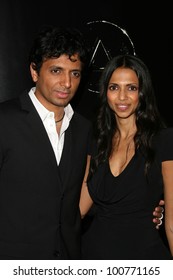 M. Night Shyamalan And Wife At The World Premiere Of 