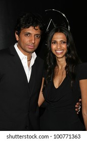 M. Night Shyamalan And Wife At The World Premiere Of 