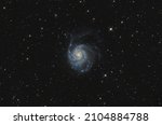 M101 - Pinwheel Galaxy, captured from a backyard observatory in Germany