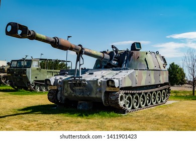 A M109 Self-propelled Howitzer On Display