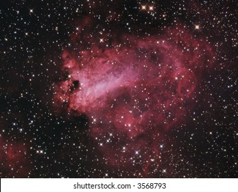 M17 Omega Nebula in Sagittarius - Powered by Shutterstock