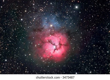 M20 nebula in Sagittarius