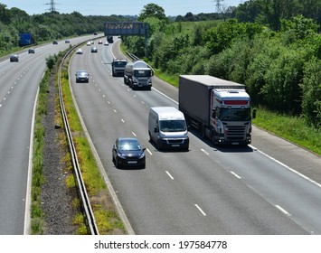 M23 Motorway near Gatwick Airport 9 June 2013