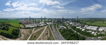M3 Junction 9 Improvement Project Drone Images