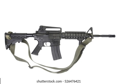 M4 Carbine Isolated On White