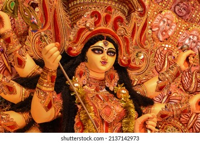 Maa Durga Idol Durga Puja Stock Photo 2137142973 | Shutterstock