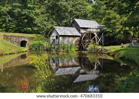 Mabry Mill on the Blue Ridge Parkway in Virginia
