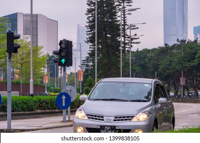 Macao, China - APR 2019: The View Of The Avenue 